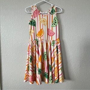 DotDotSmile fruit striped twirl tank dress size 5/6